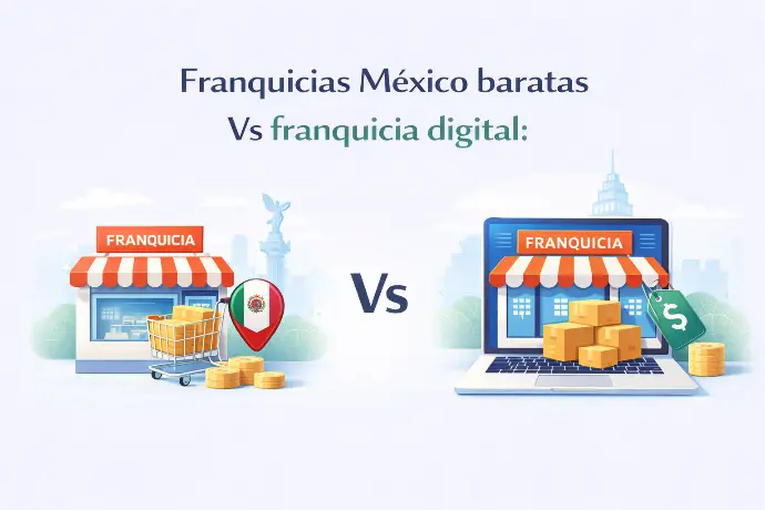 Franquicia digital VS  tradicional