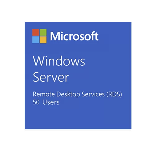 Licencia digital para descarga de Microsoft Windows Server RDS 2019 (CAL para 50 Usuarios)