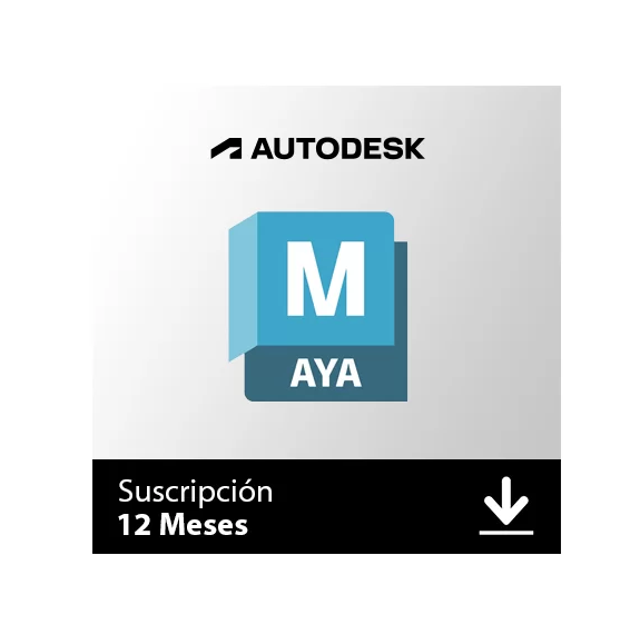 Licencia digital para descarga de Autodesk Maya 2023, 1 Año – Suscripción Digital