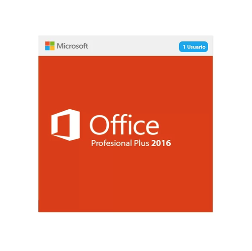 [SOF-SL1217] Licencia digital para descarga de Microsoft Office 2016 Profesional Plus 1 usuario Word, Excel, Powerpoint, Outlook, Access, Publisher, OneNote y Teams